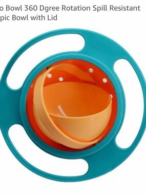 Snack no spill bowel with lid